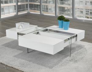 Coffee Table with 3 Side Storage, 340-02, Coffee Tables, Coffee Table with 3 Side Storage from Dropship