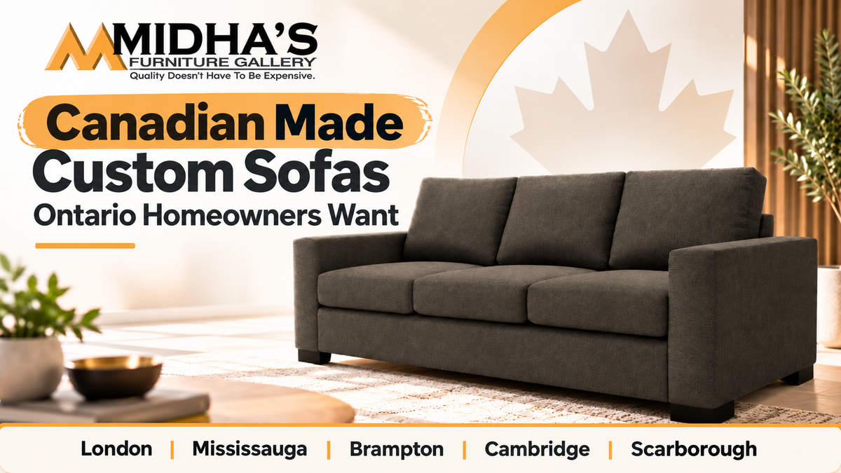 Canadian Made Custom Sofas Ontario Homeowners Want