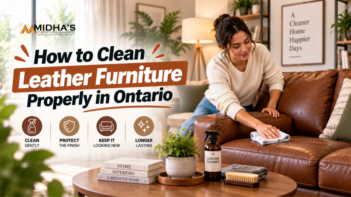 How to Clean Leather Furniture Properly in Ontario