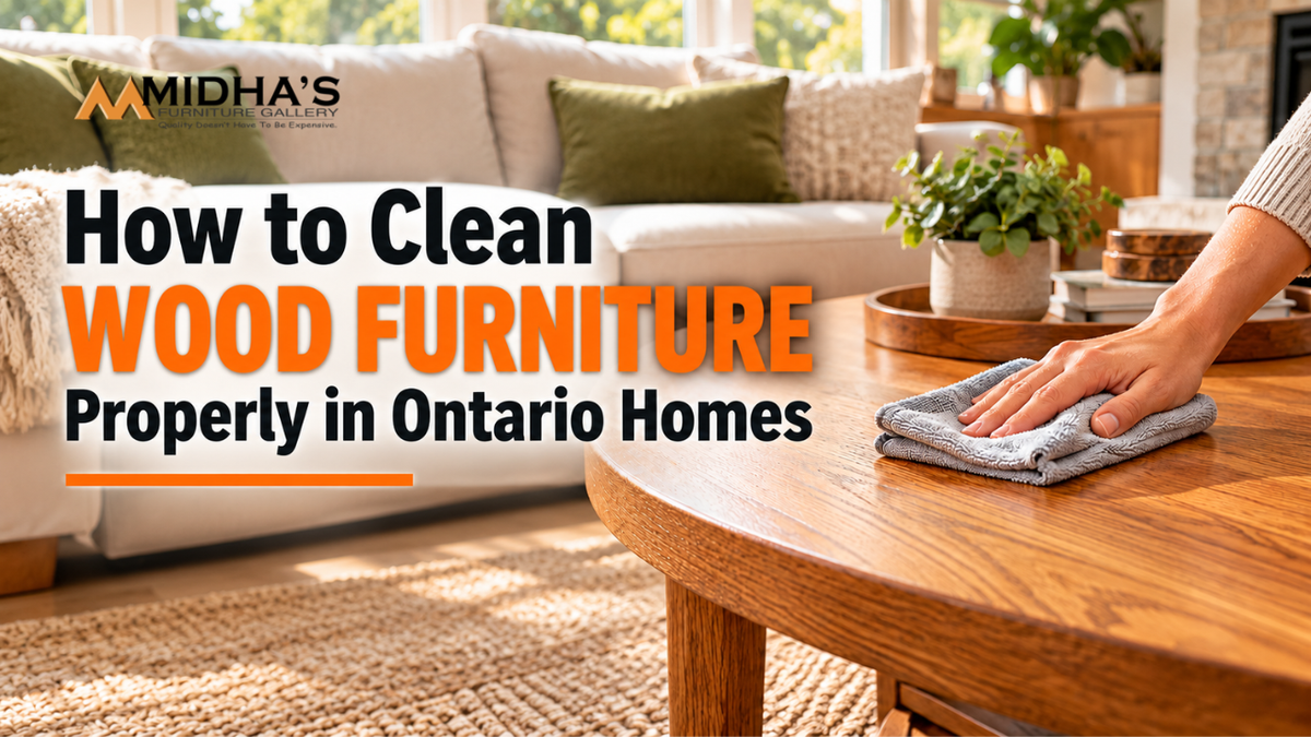 How to Clean Wood Furniture Properly in Ontario Homes