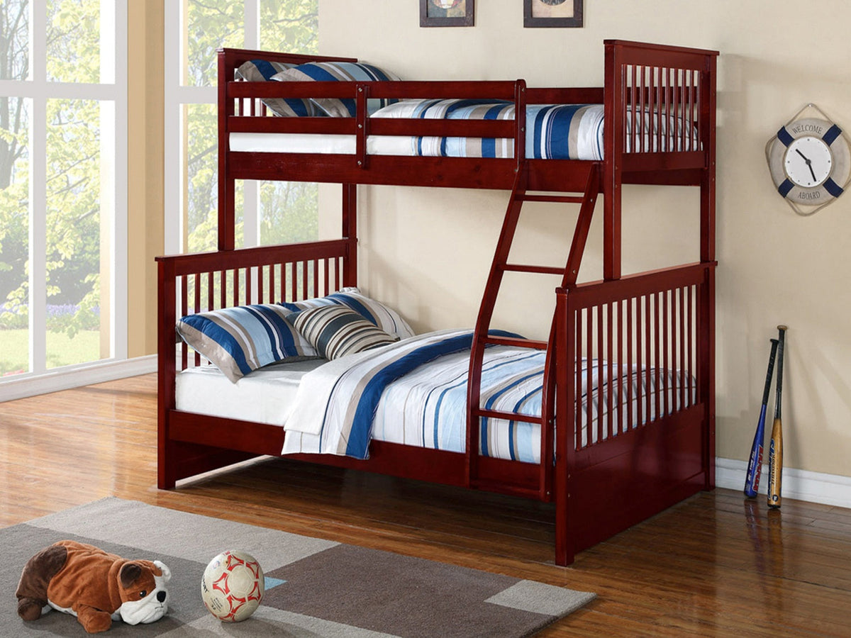 Modern Cherry B122 Kids Bunk Bed