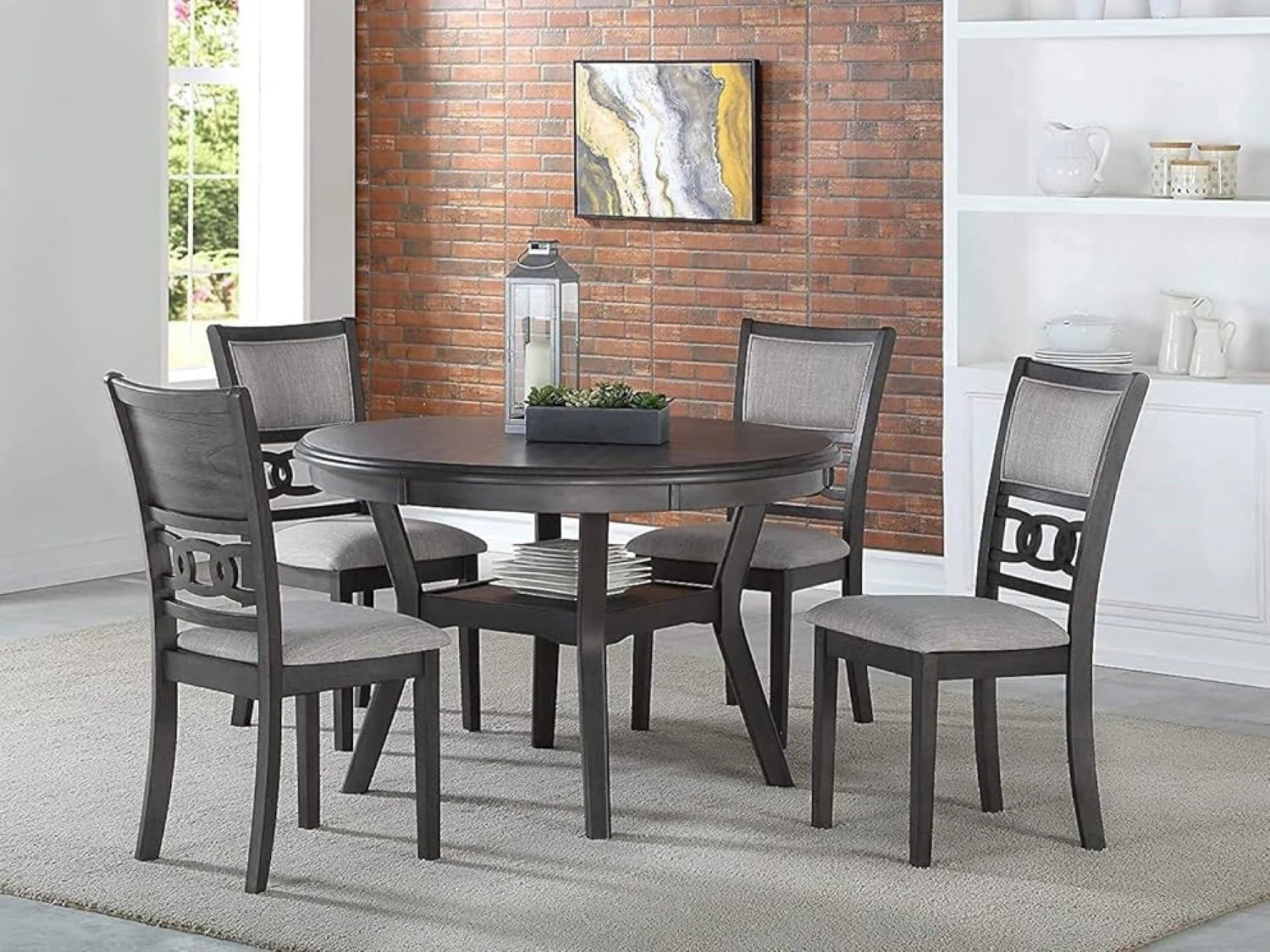 Gia 5 PC Round Dining Table Set