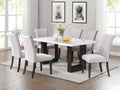 Hyperion 7 PC Marble Dining Table Set