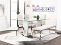 Olympia 5 PC Dining Set (Light Grey)