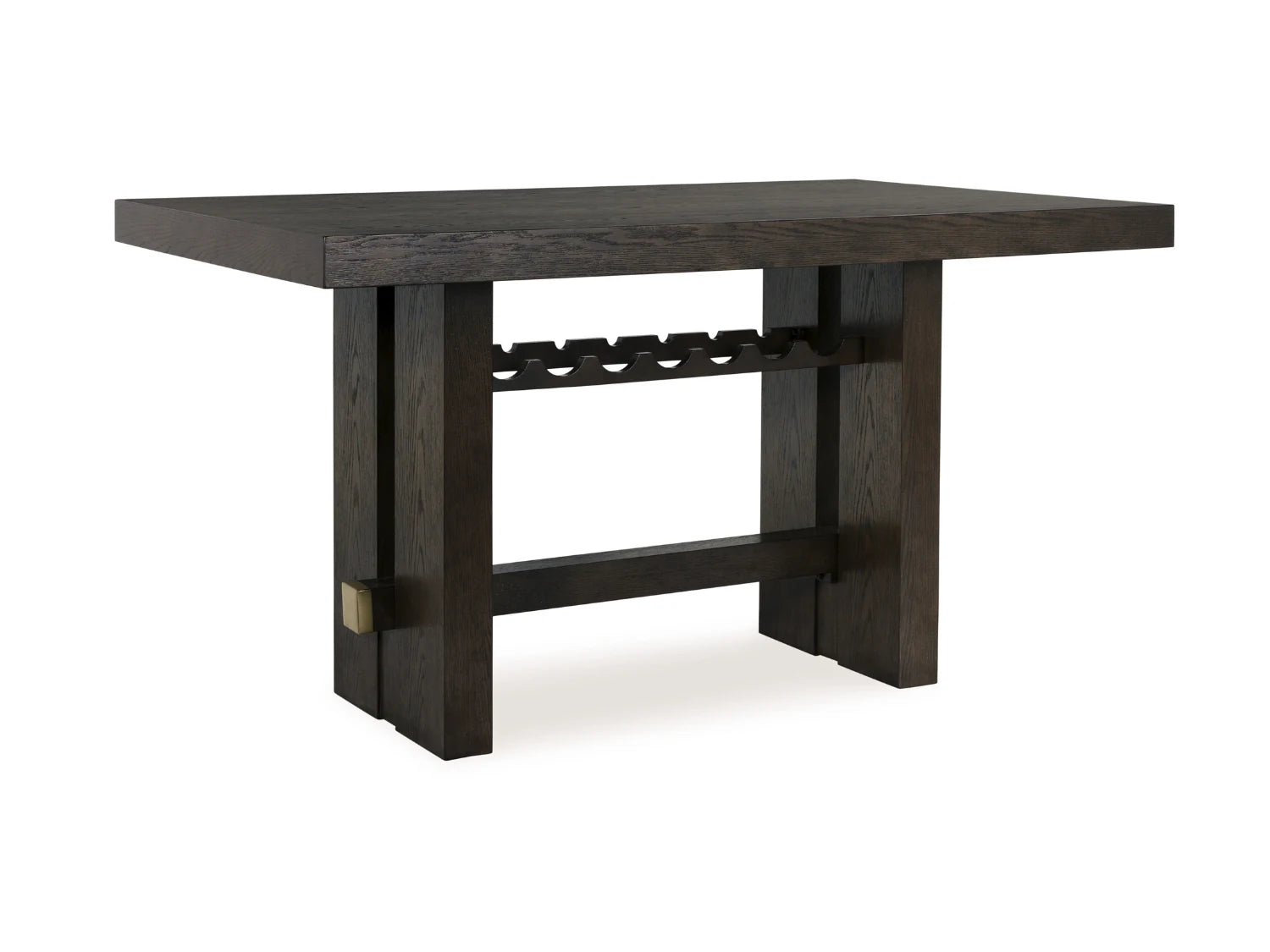 Burkhaus 5-Piece Counter-Height Dining Set with Oak Finish by Ashley