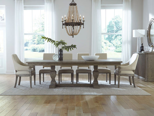 7 PC Westfield Trestle Dining Table Set