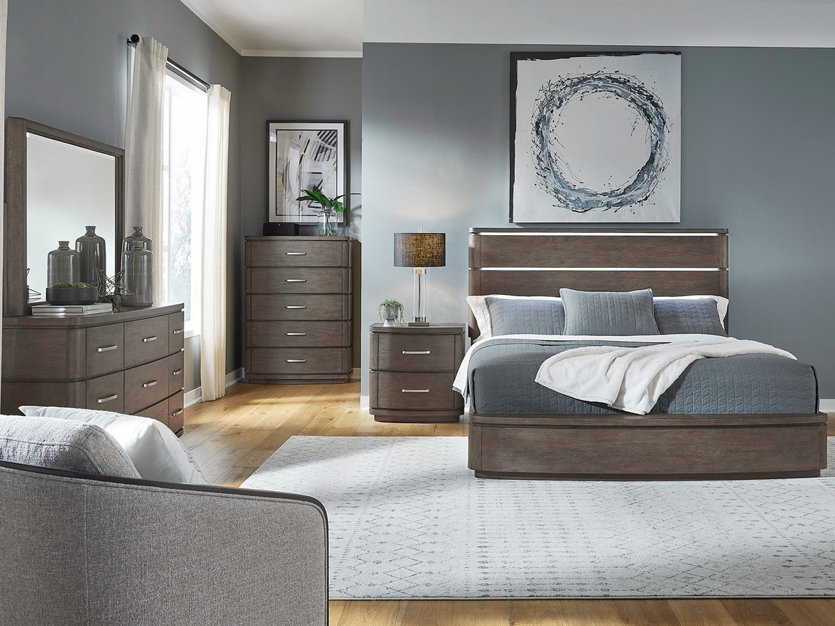 Cascade Falls Contemporary Bedroom Set - Designer Collection
