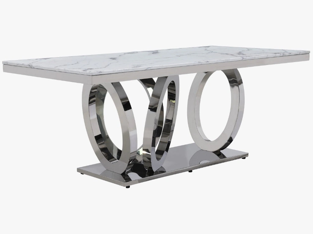 Marble Top Dining Table 80