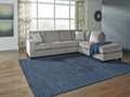 Ashley Altari Modern Sectional Sofa- Alloy Color