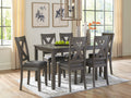 Signature Design by Ashley Caitbrook Dining Set (7 PC) in Grey