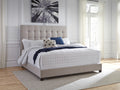 Ashley Dolante Modern Queen Size Fabric Bed