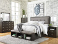 Ashley Hyndell 5 PC Modern Queen Bedroom Set