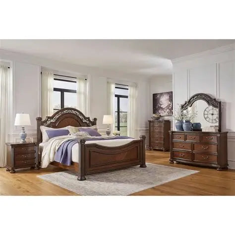 Windsor 6 PC Bedroom Set with Hydraulic Storage