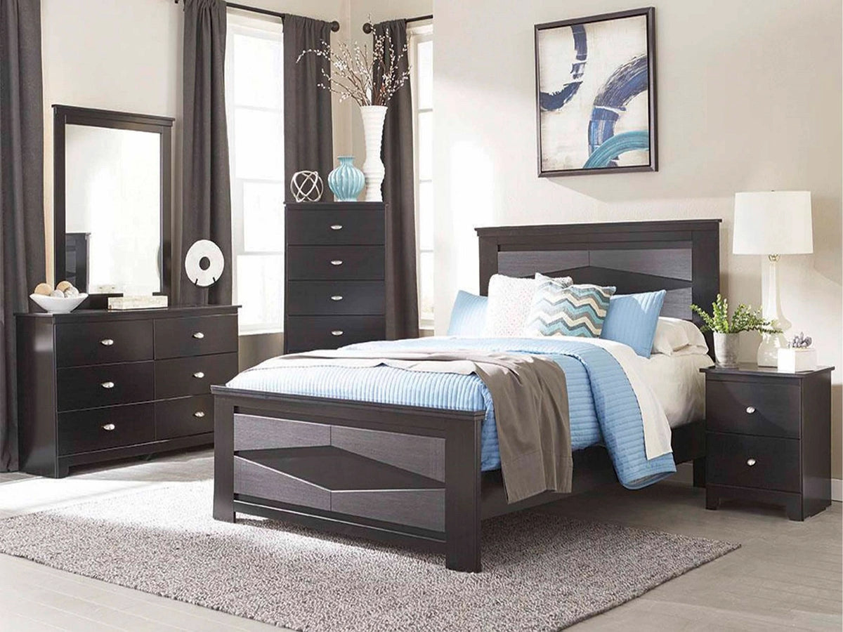 Modern M6600 6 PC Bedroom Set- Custom made