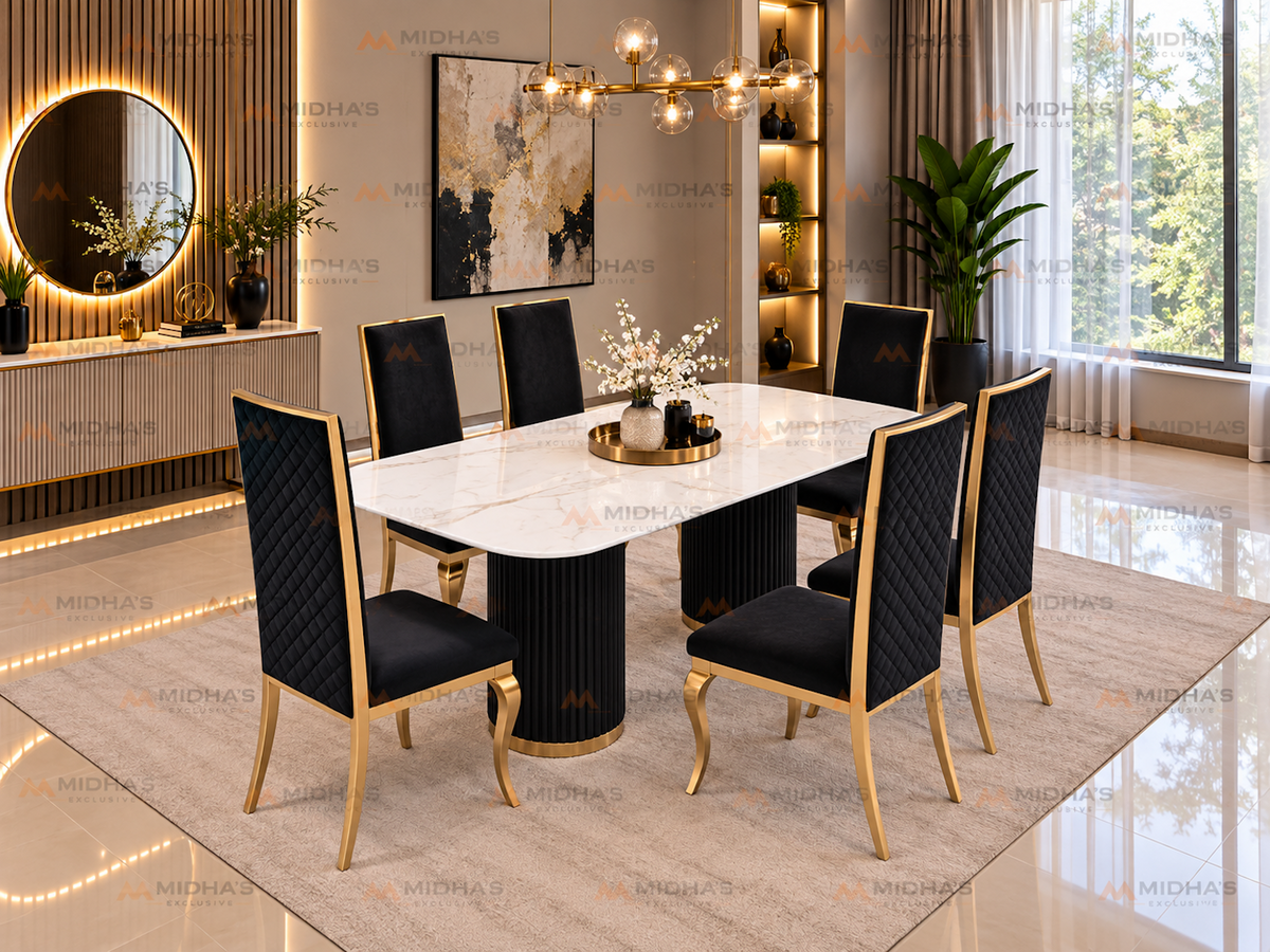 Morocco Marble Dining Table