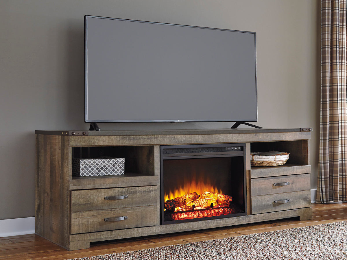 Trinell TV Stand w/Fireplace Option