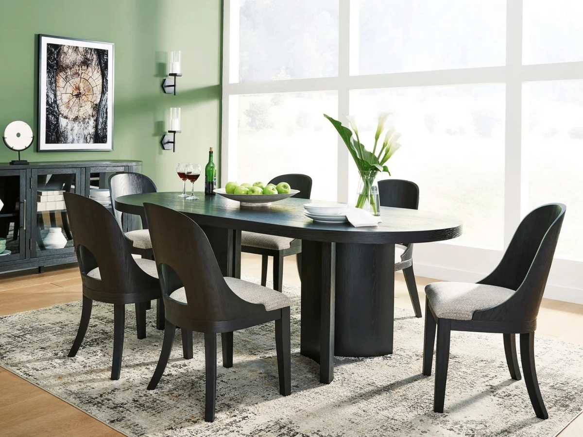Rowanbeck Dining 7 PC Dining Table Set