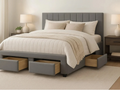 Contemporary Style T2157 Queen Storage Bed