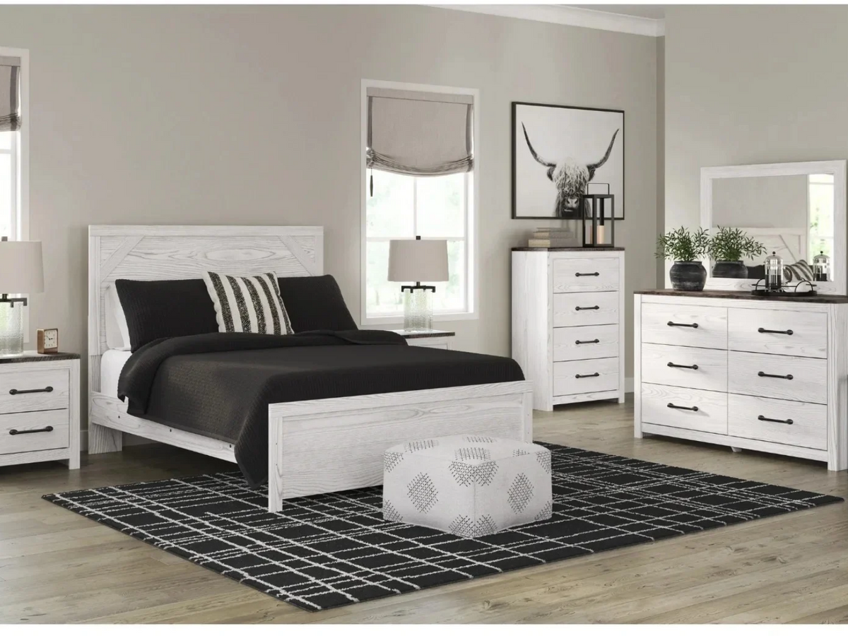 Gerridan 6 PC Queen Size Panel Bed Set By Ashley
