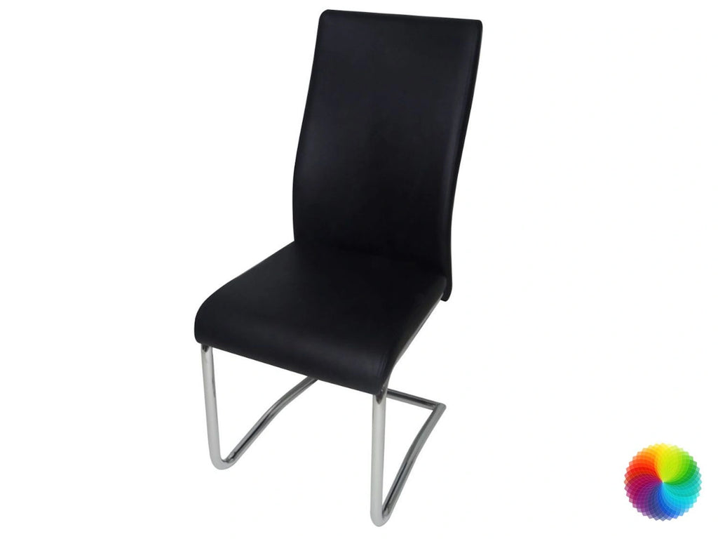 Accord Dining Chair (Black PU)