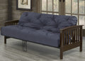 Adjustable Futon in Espresso Wooden Frame