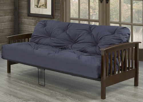 Adjustable Futon in Espresso Wooden Frame