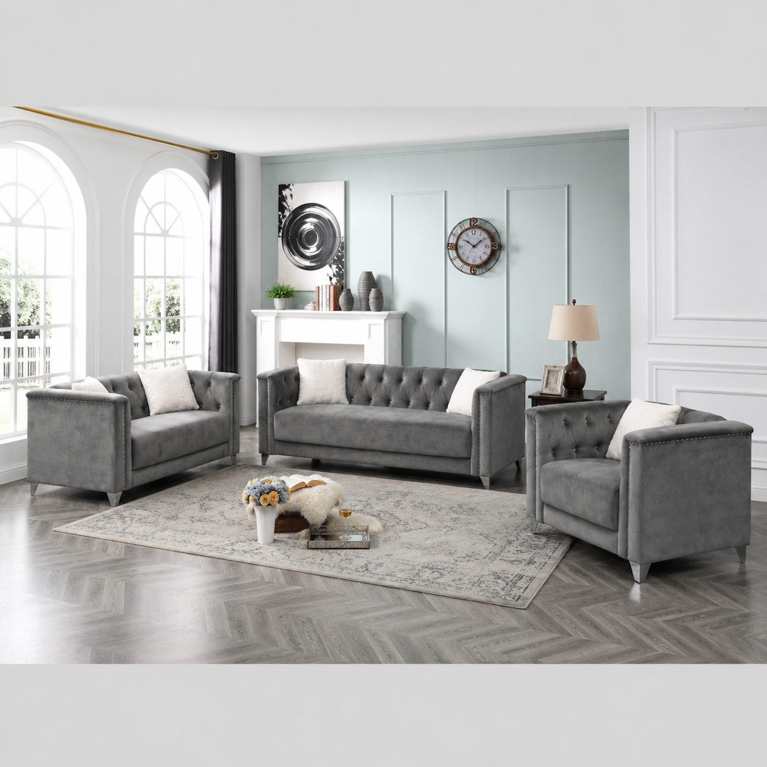 Anton 3 PC Sofa Set
