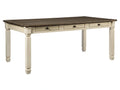 Ashley Bolanburg Dining Table With Storage