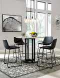 Ashley Centiar Counter Height Dining Table Set (Table + 4 Chairs)