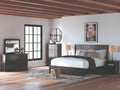 Ashley Maribel 6 PC Queen Bedroom Set in Black Cottage Style