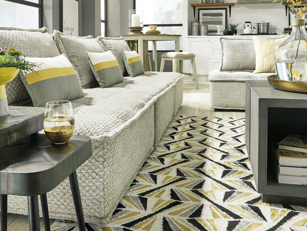 Ashley Bales Accent Chair with Tufted Seat Cushion