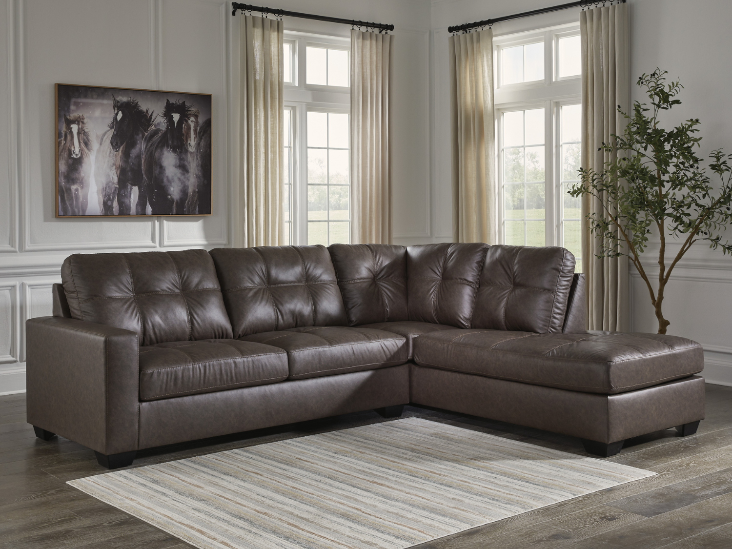 Barlin Mills 2-Piece Sectional with Chaise from Ashley
