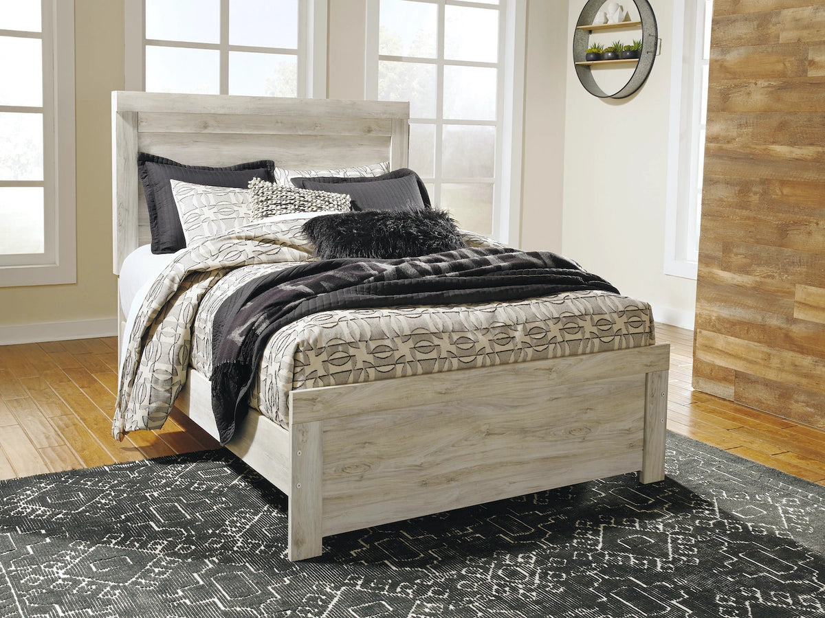 Ashley Queen Size Bellaby Bed in Antique White Finish