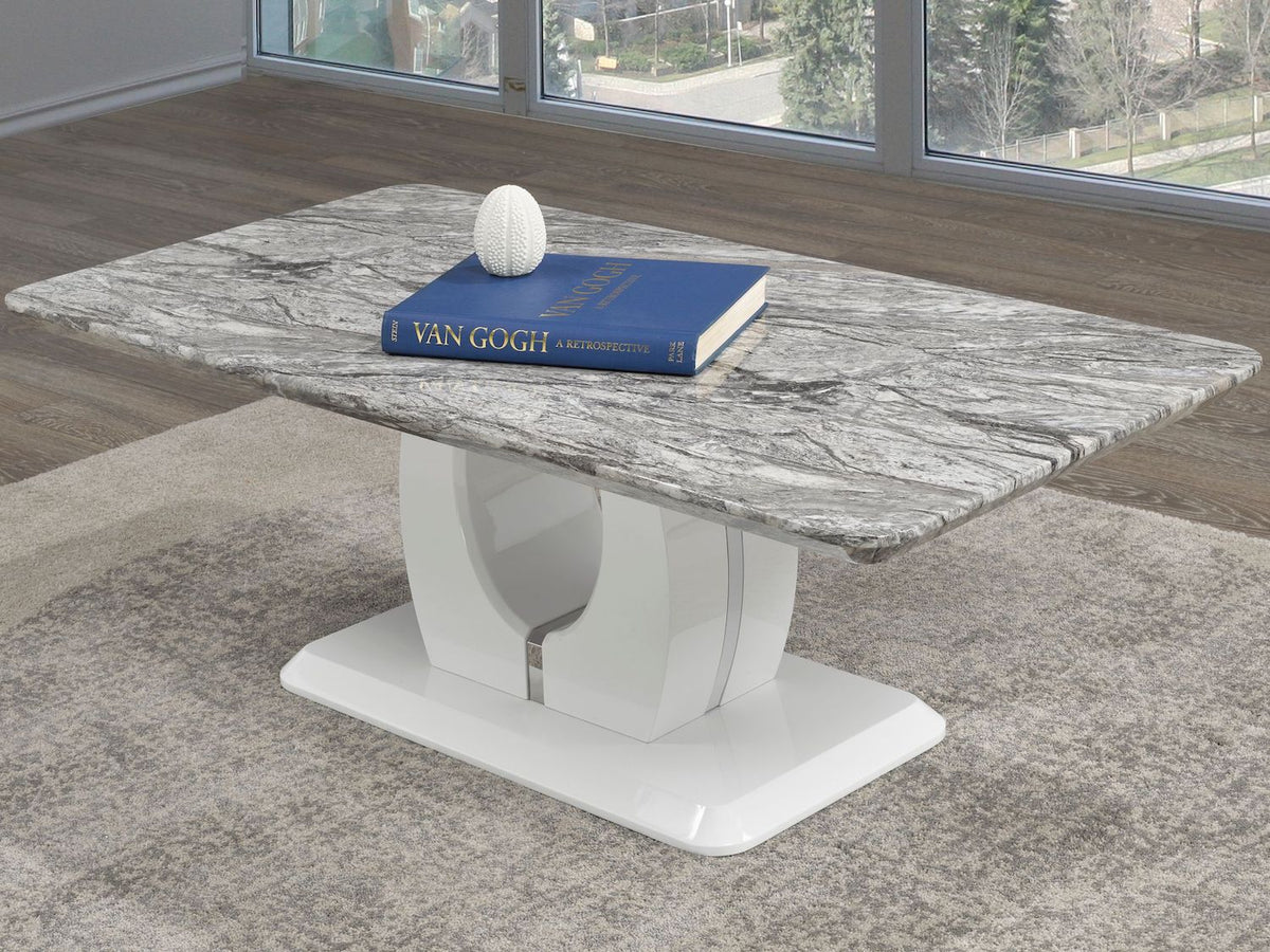 Walden Faux-Marble Coffee Table
