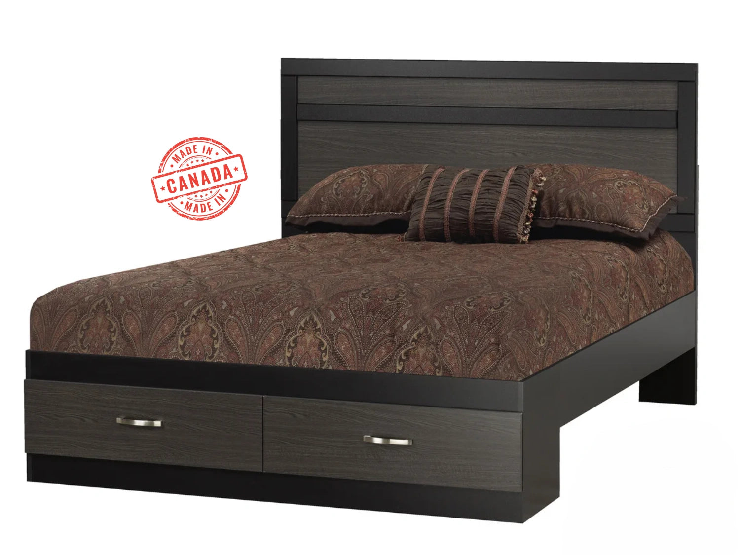 Canadian Made Queen Storage Bed