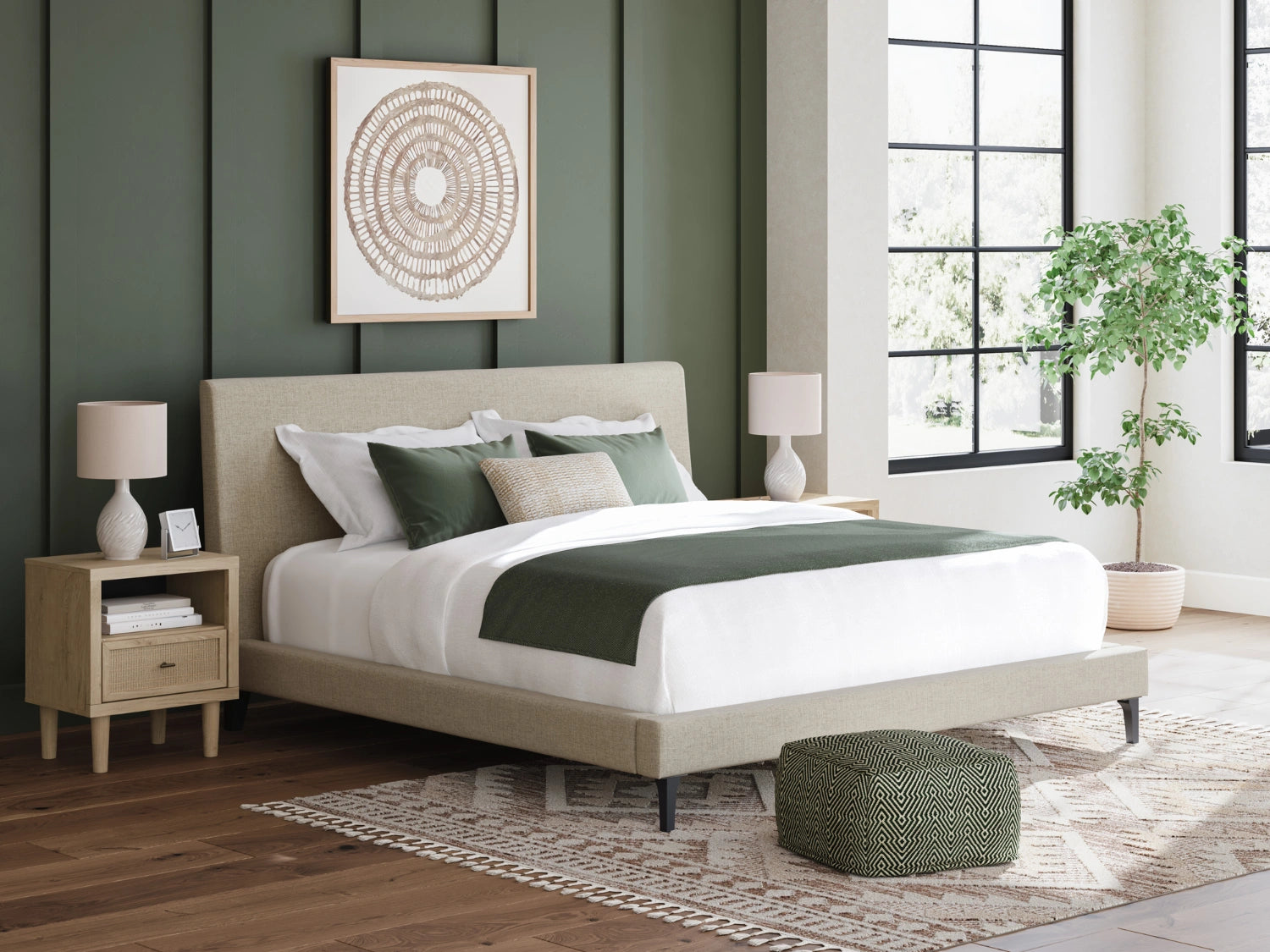 Cielden Queen UPH Bed from Ashley