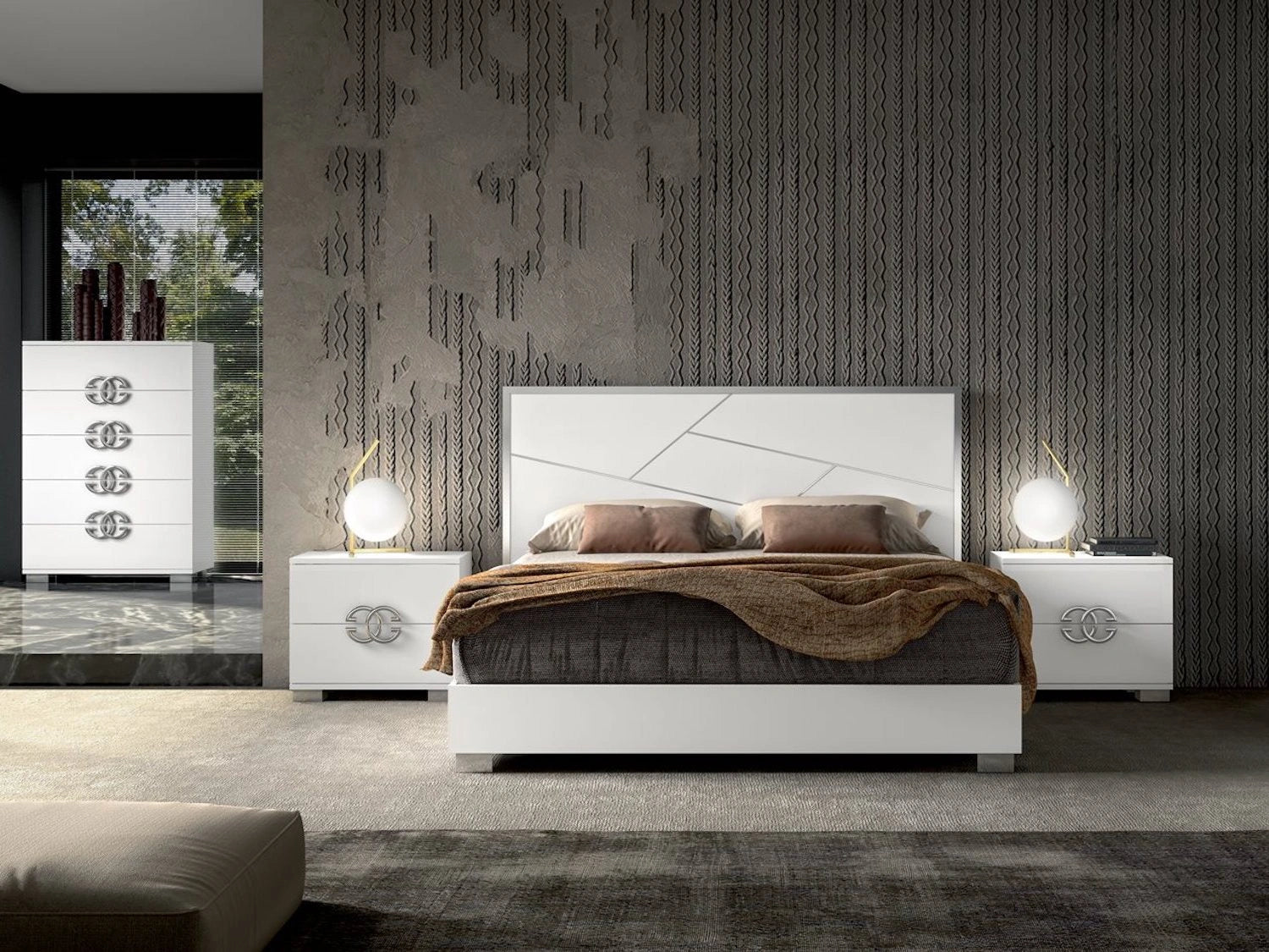 Dafne Queen 6 PC Bedroom Set