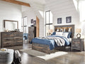 Drystan Full Size Bookcase Bed 6 PC Set