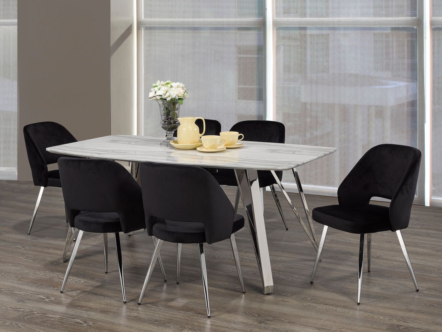 Brassex design ELLA 5 PC Dining Set