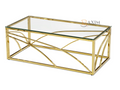 Emily Coffee Table with Golden Base