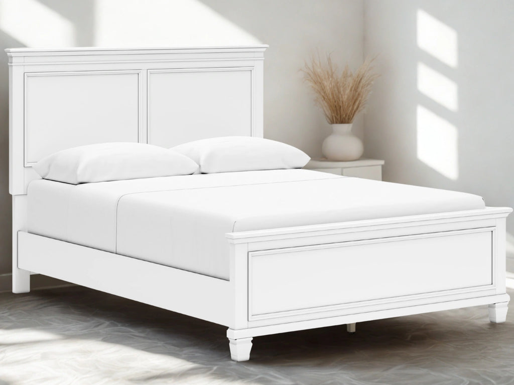 Fortman Queen Panel 6 PC Bed by Ashley