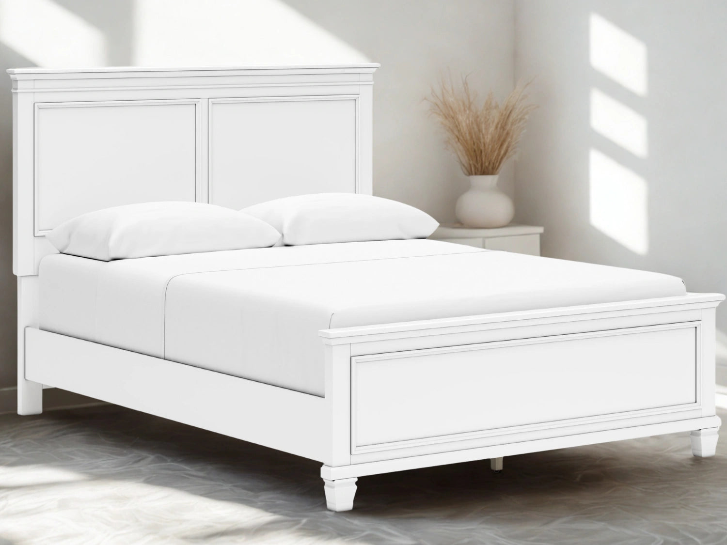 Fortman Queen Panel 6 PC Bed by Ashley