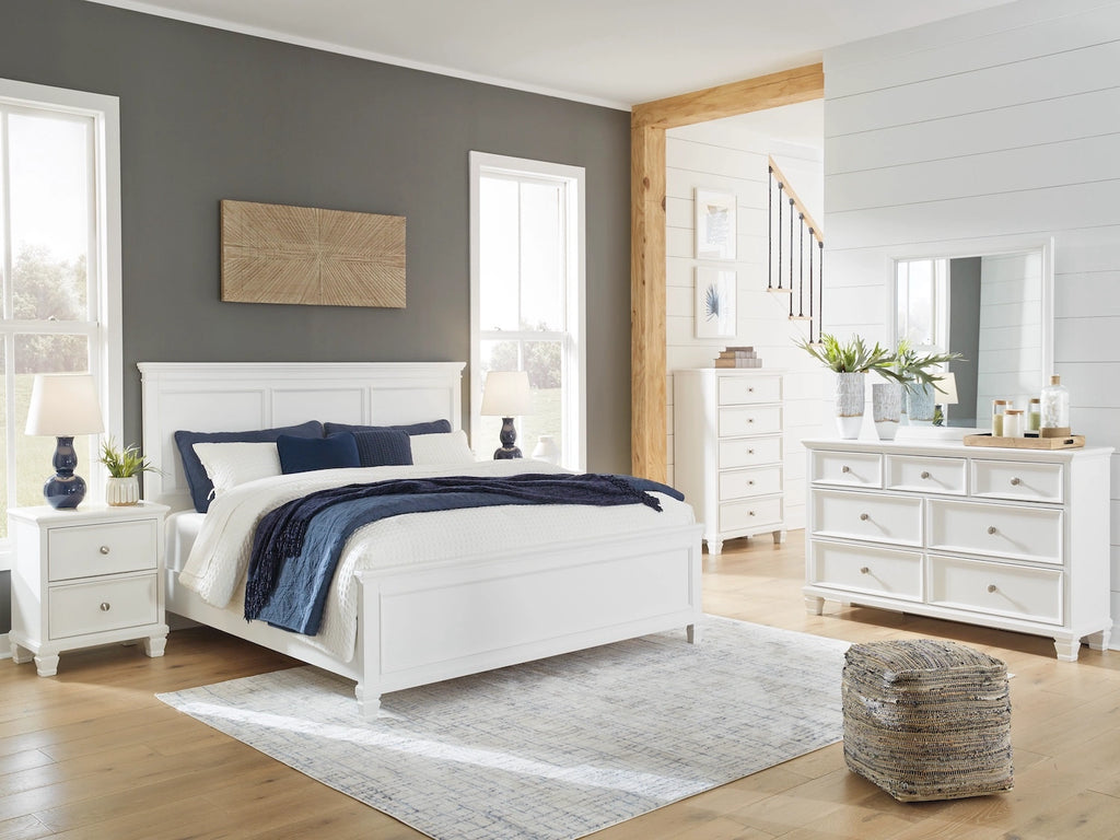 Fortman Queen Panel 6 PC Bed by Ashley