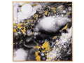 Gold and Black Crystal Painting