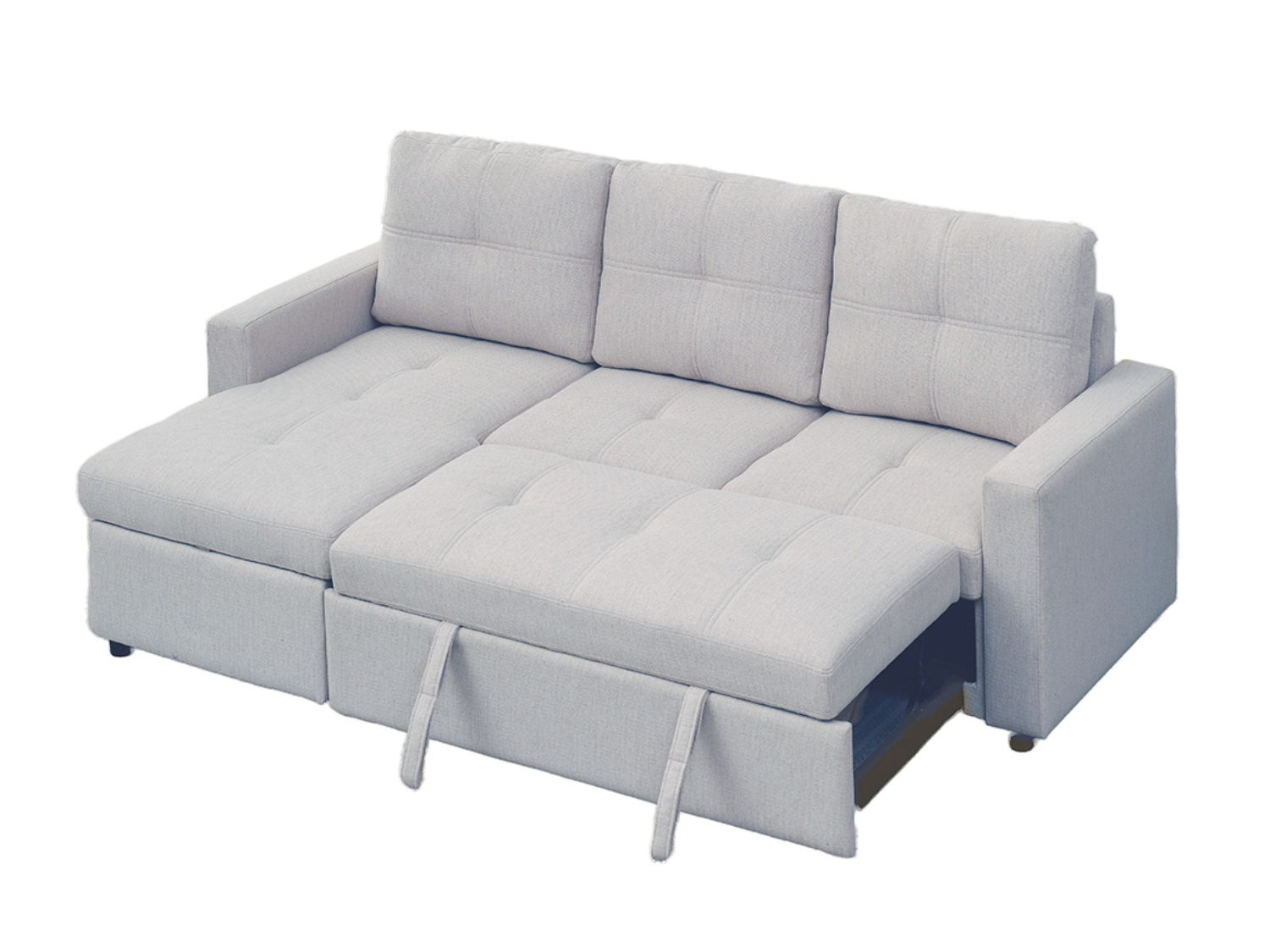 Jason Convertible Sofa Bed with Storage Chaise