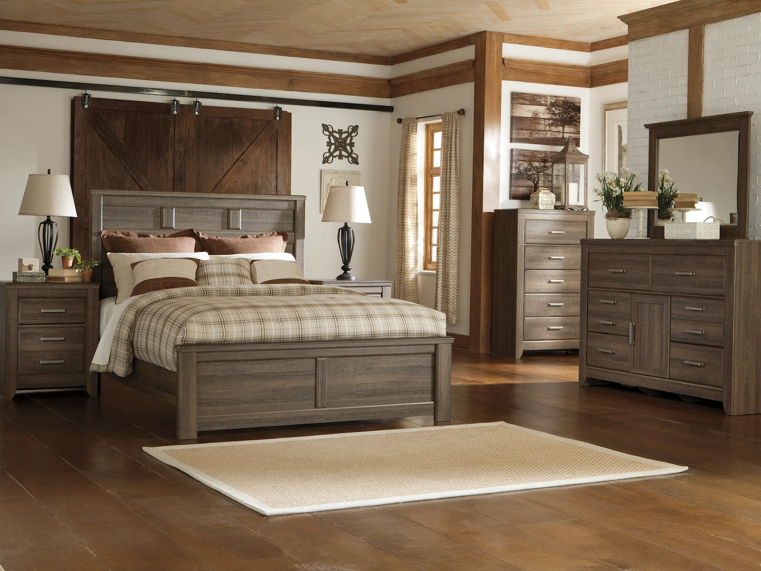 Juararo 6 PC Queen Bed Room Set by Ashley