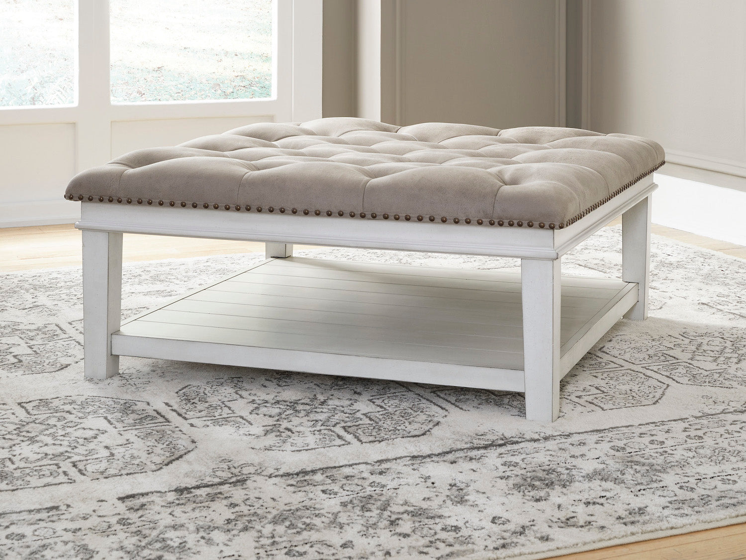 Kanwyn Upholstered Ottoman Coffee Table