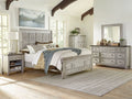 Liberty Furniture Heartland Queen Bed with Heavy Top Crown in Antique White Finish