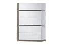 Manila White High-Gloss Finish Chest Only