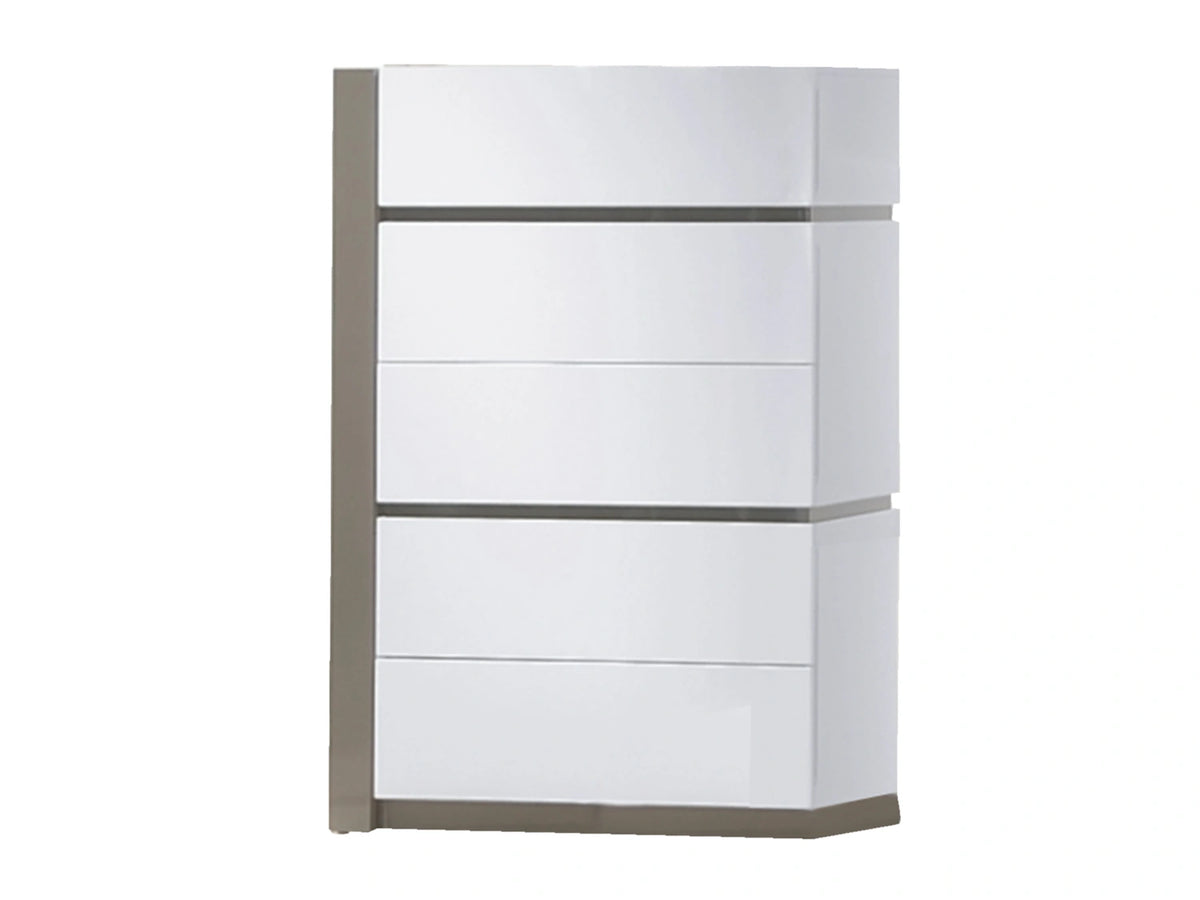 Manila White High-Gloss Finish Chest Only